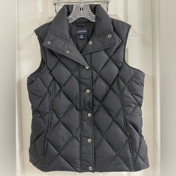 Lands' End Jackets & Blazers - Lands End Puffer Vest Black Size XS
